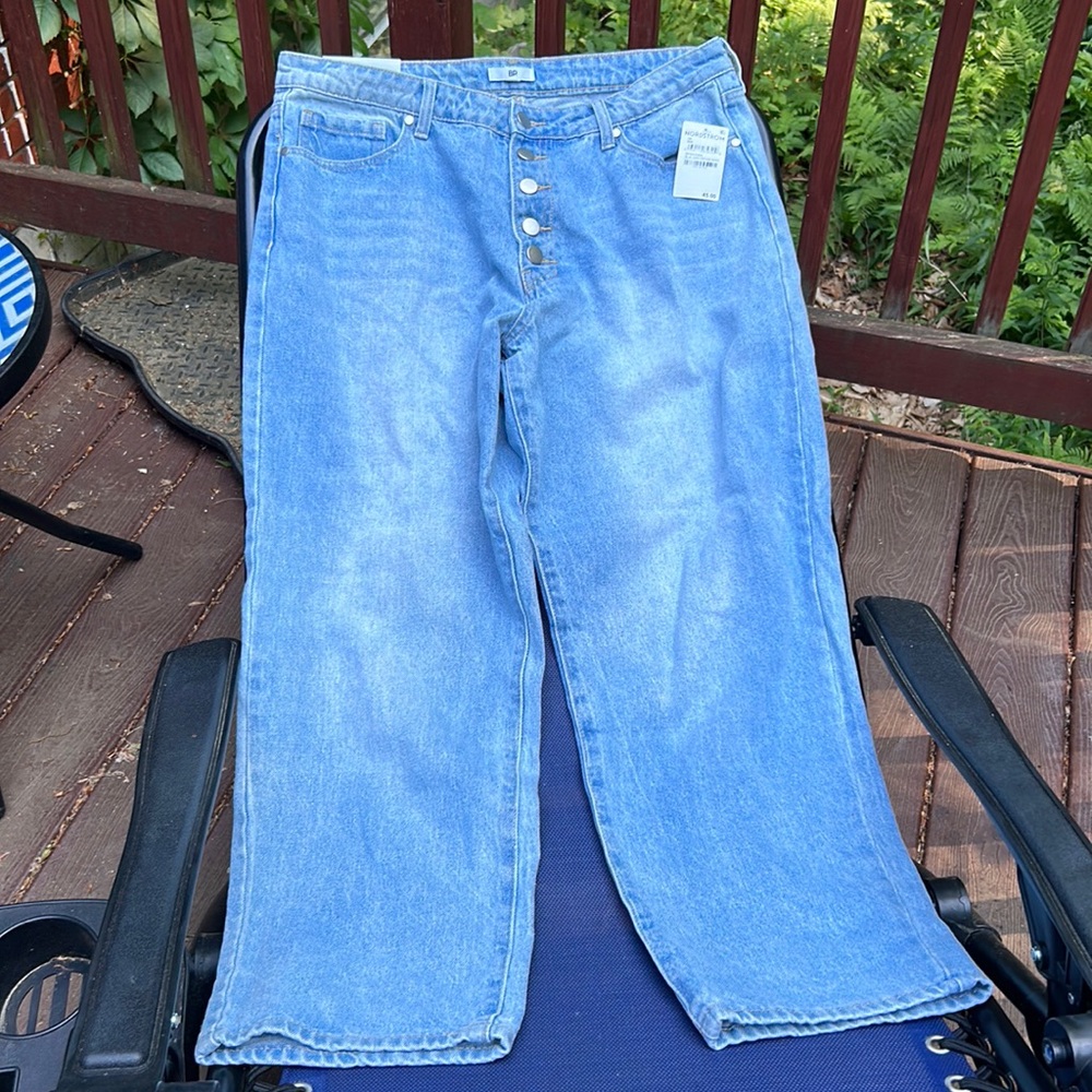 BP, Nordstrom brand high-rise straight leg mom jeans, size 34, new with tags